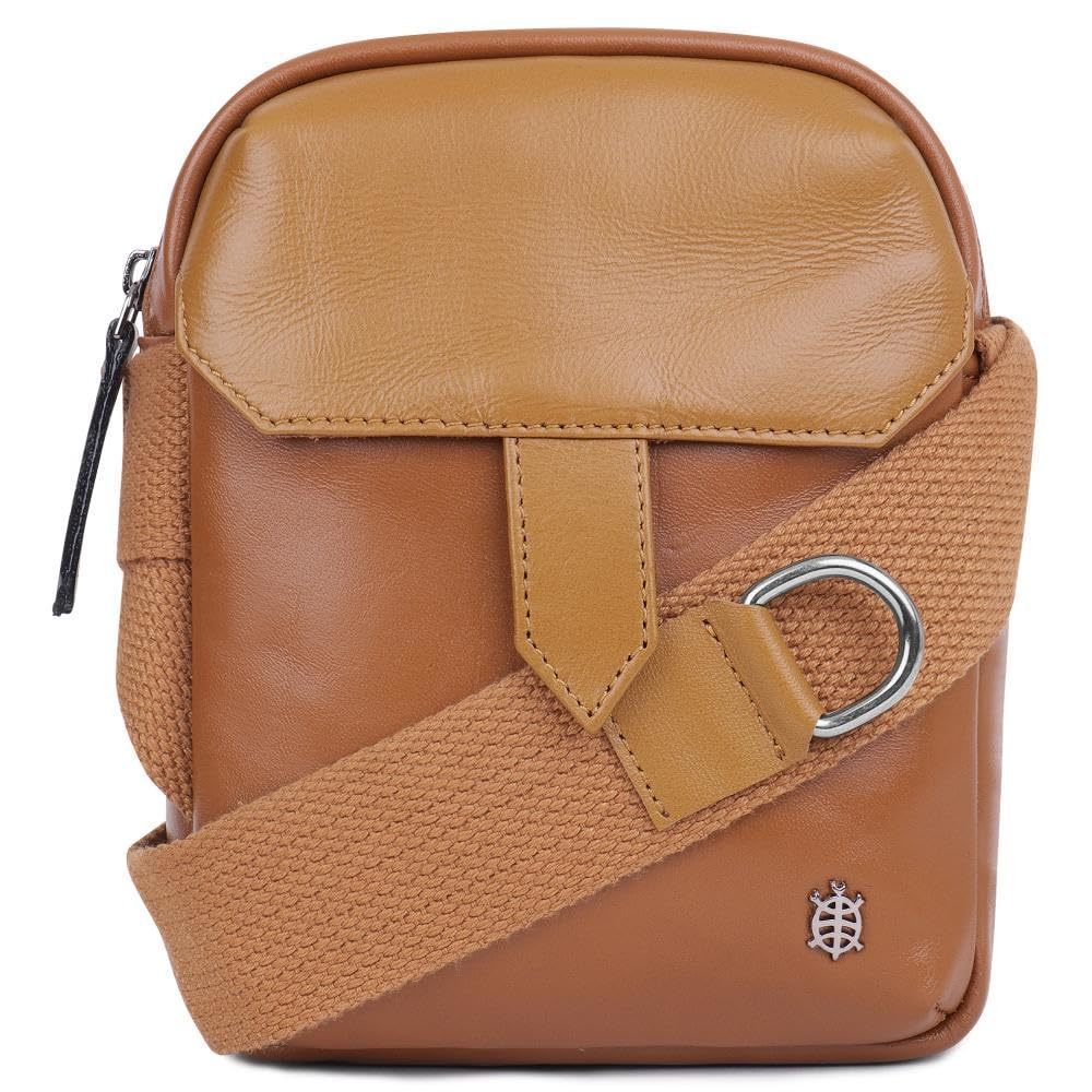 Bandolera Sling Crossbody Bag Men & / 100% Genuine Leather/Stylish, :')